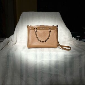 Michael Kors Tan Satchel Bag